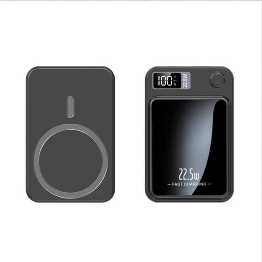 Green Springtok Digital Power Display 10000 Mah Ultra-Thin Mini Wireless Magnetic Power Bank for Iphone & Android Phones