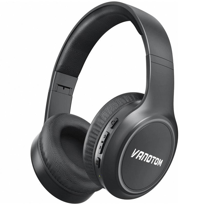 VANOTOM Wireless Headphone, Wireless Headset for Gaming, Foldable Headphone for Phones, Computers, MP3, Fun Gift, Electronics Gift to Return to School
